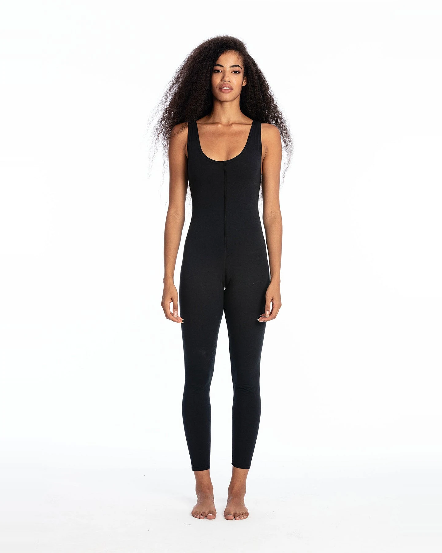 RAVENS VIEW IBIZA Damen vegan Jumpsuit Yoga Schwarz – Ansicht 2