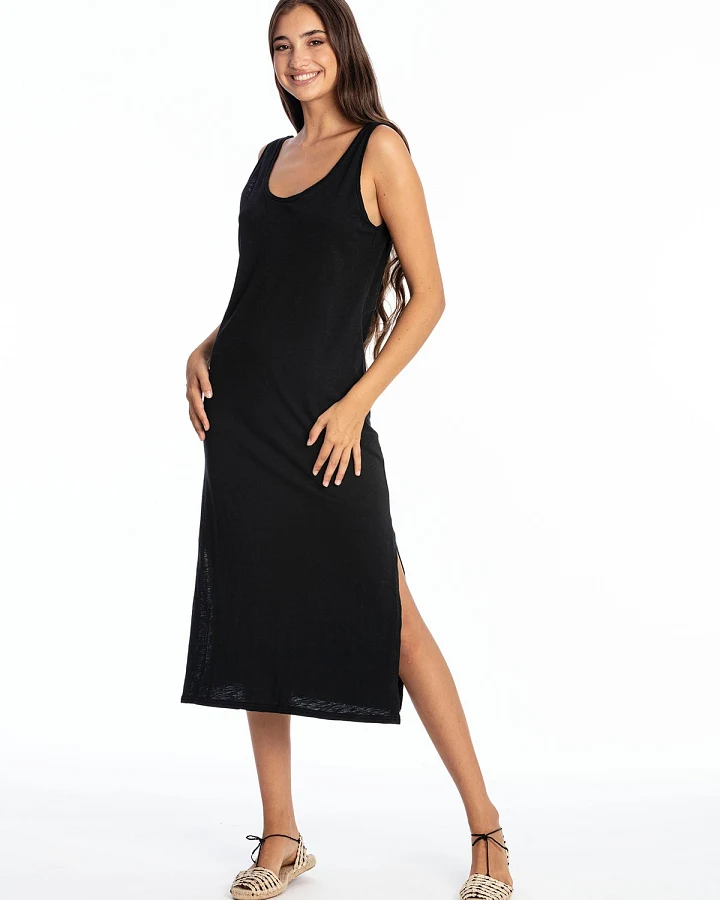 RAVENS VIEW IBIZA Damen vegan Kleid Demi Schwarz