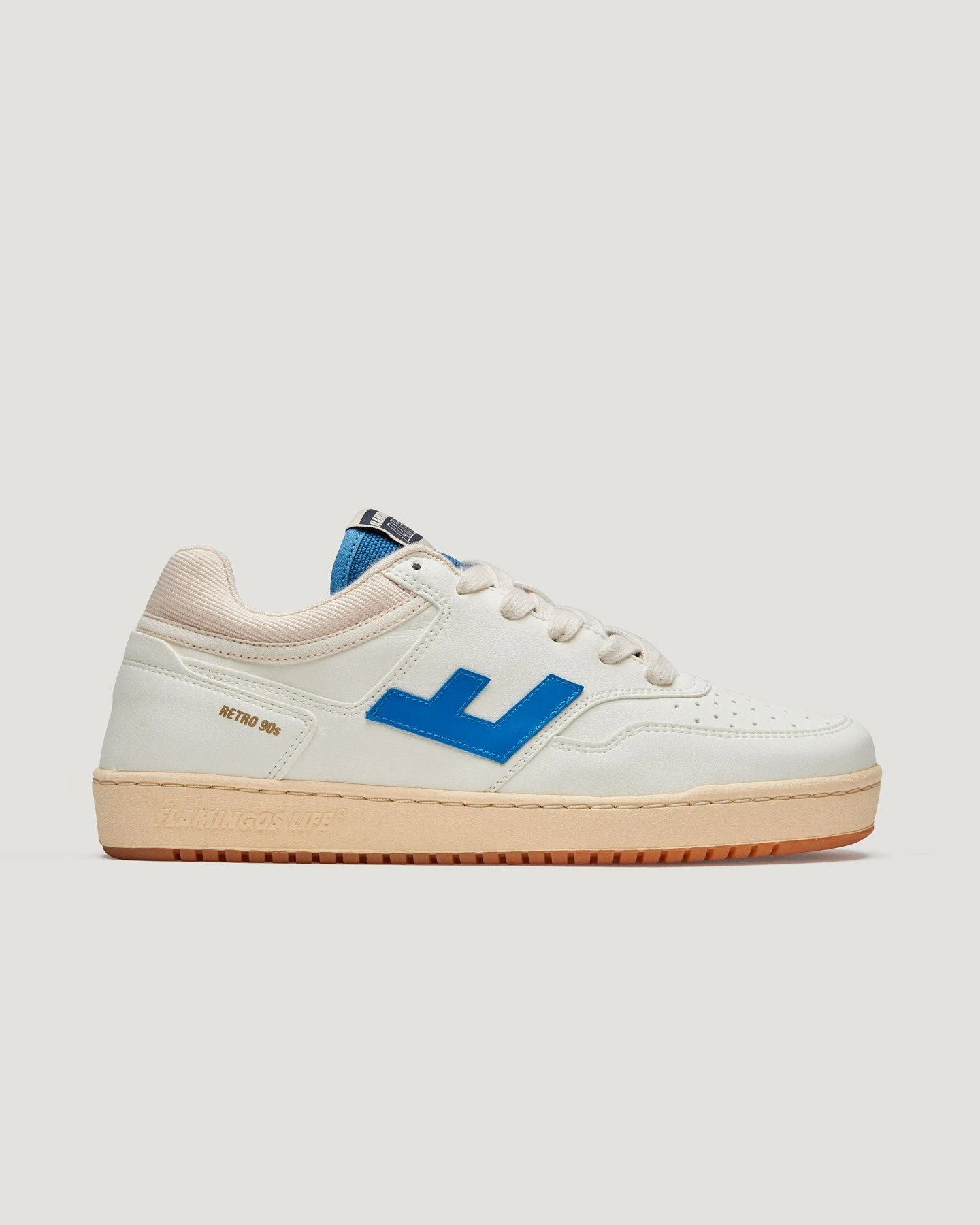 Sneaker Retro 90s Pearl Indaco Caramel – Ansicht 2