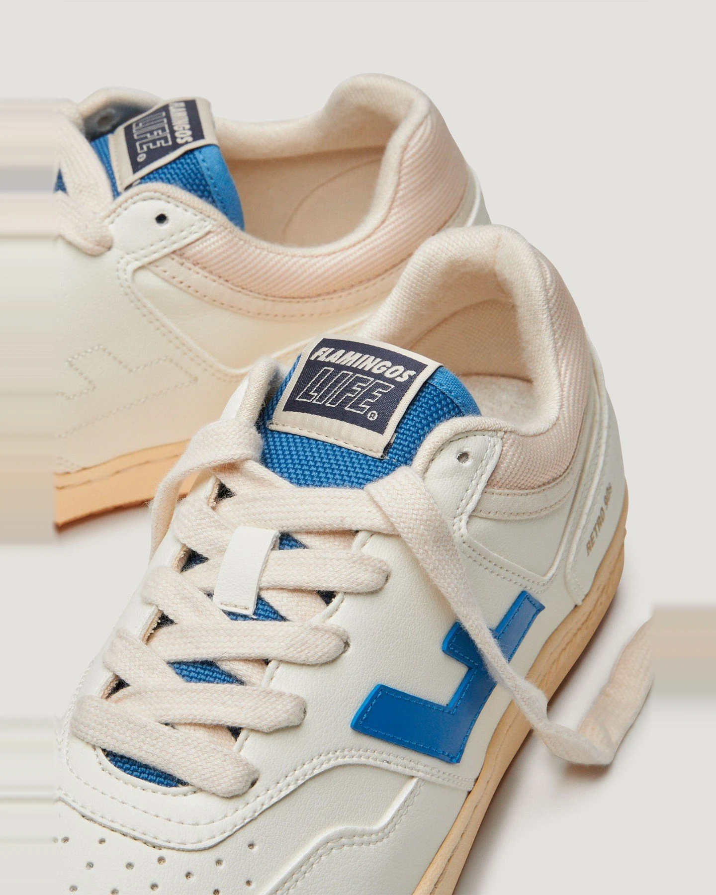Sneaker Retro 90s Pearl Indaco Caramel – Ansicht 3