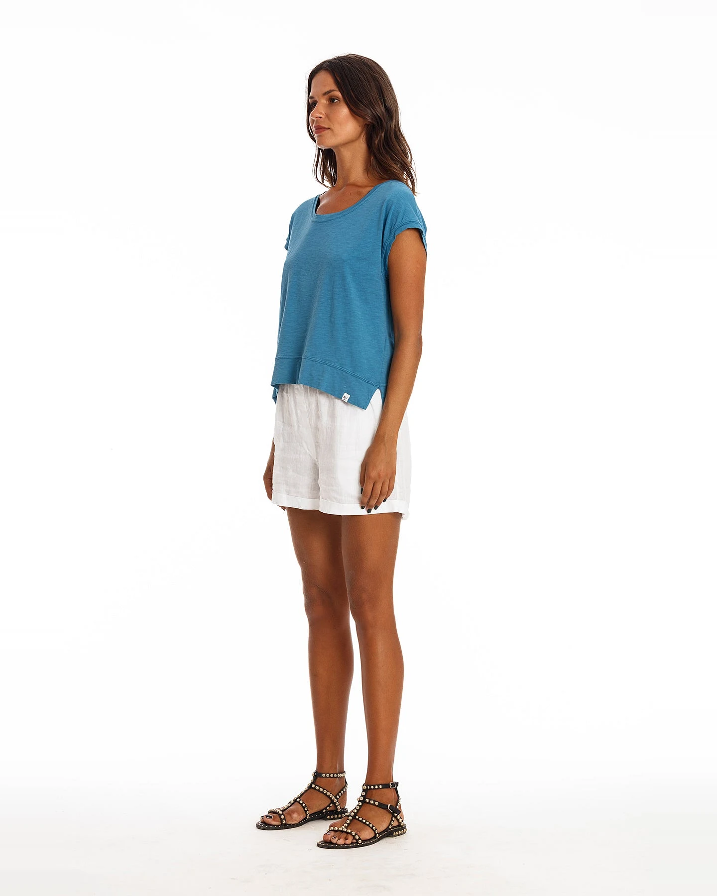 RAVENS VIEW IBIZA Damen vegan T-Shirt Ivy Maui Blau – Ansicht 2