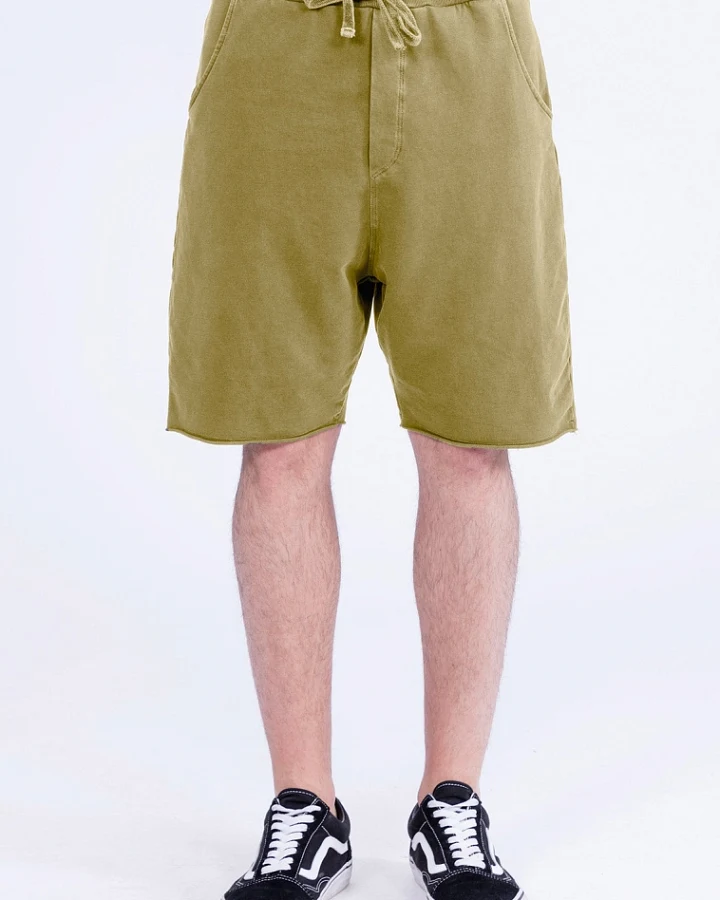 RAVENS VIEW IBIZA Herren vegan Kurze Hose L.A Dark Aloe Grün
