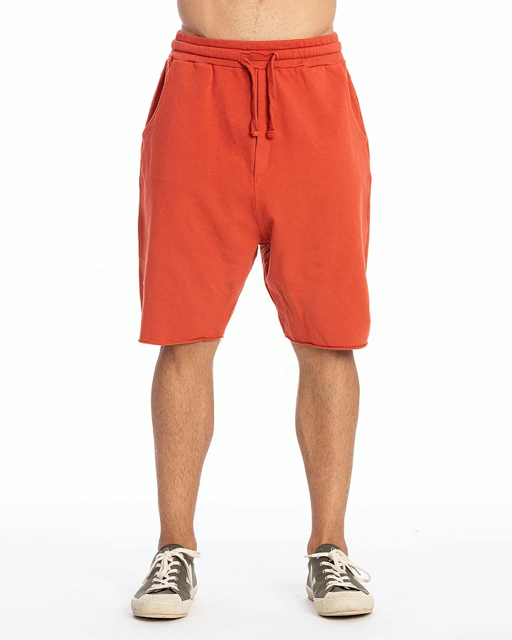 RAVENS VIEW IBIZA Herren vegan Kurze Hose L.A Terracotta Orange