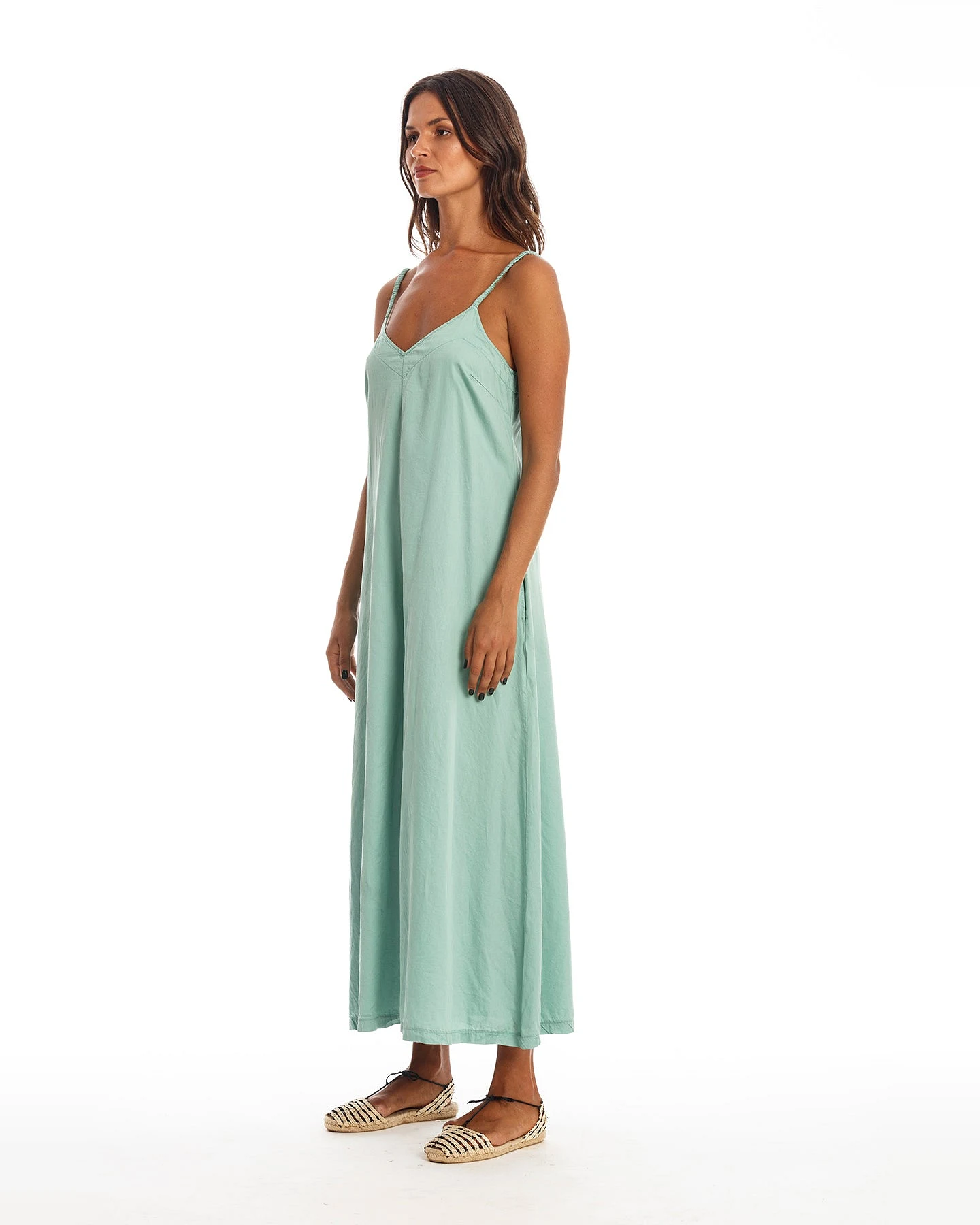RAVENS VIEW IBIZA Damen vegan Jumpsuit Chiara Cameo Grün – Ansicht 2