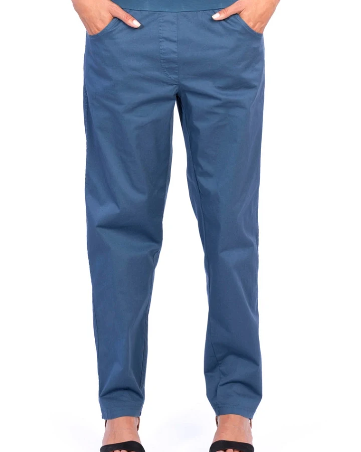 RAVENS VIEW IBIZA Damen vegan Hose Dubai Denim Blau