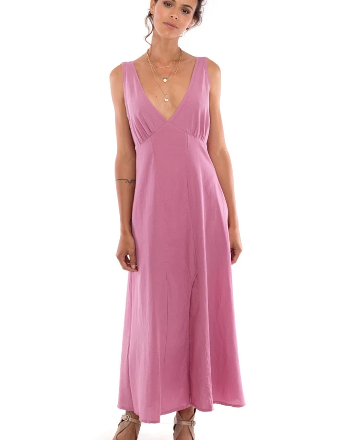 RAVENS VIEW IBIZA Damen vegan Kleid Fay Violet