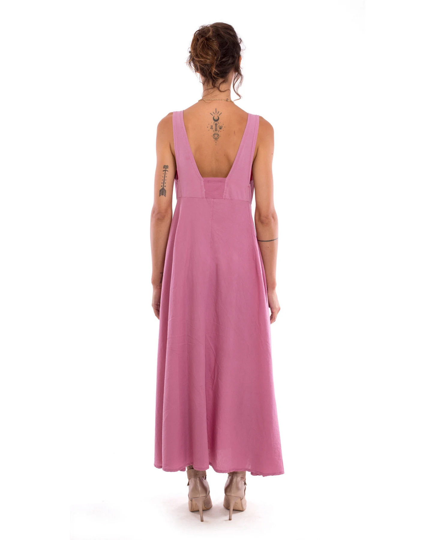 RAVENS VIEW IBIZA Damen vegan Kleid Fay Violet – Ansicht 2