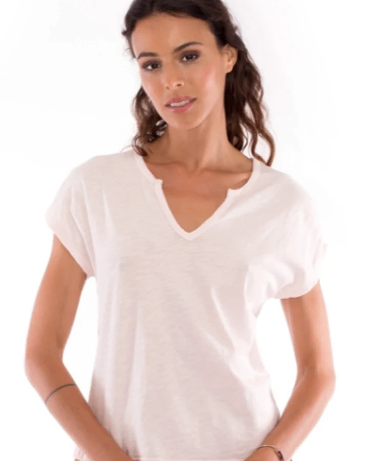 RAVENS VIEW IBIZA Damen vegan T-Shirt Hera Weiß