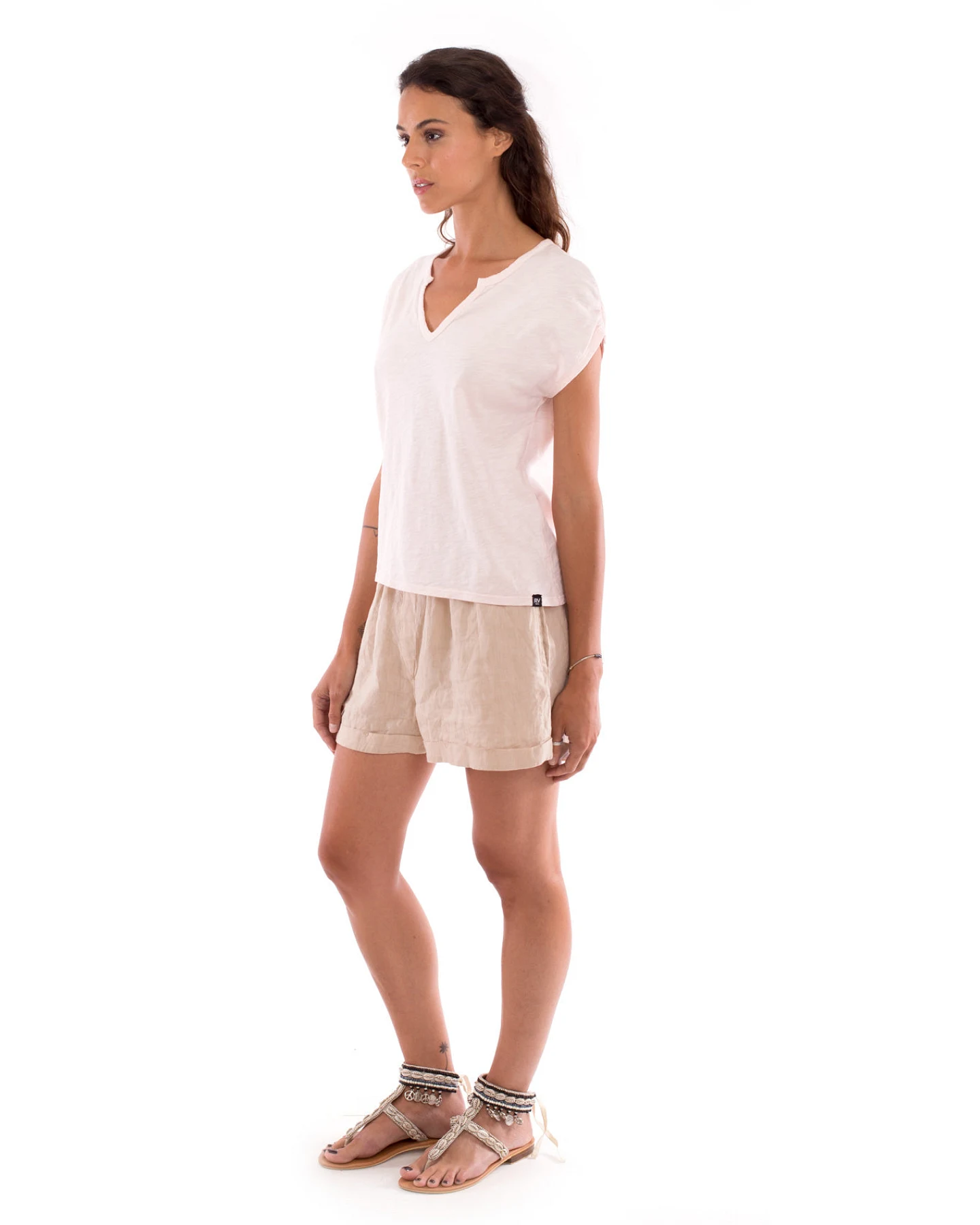 RAVENS VIEW IBIZA Damen vegan T-Shirt Hera Weiß – Ansicht 2