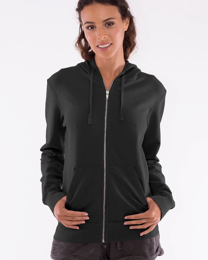 RAVENS VIEW IBIZA Damen vegan Hoodie Zip Vedra Schwarz