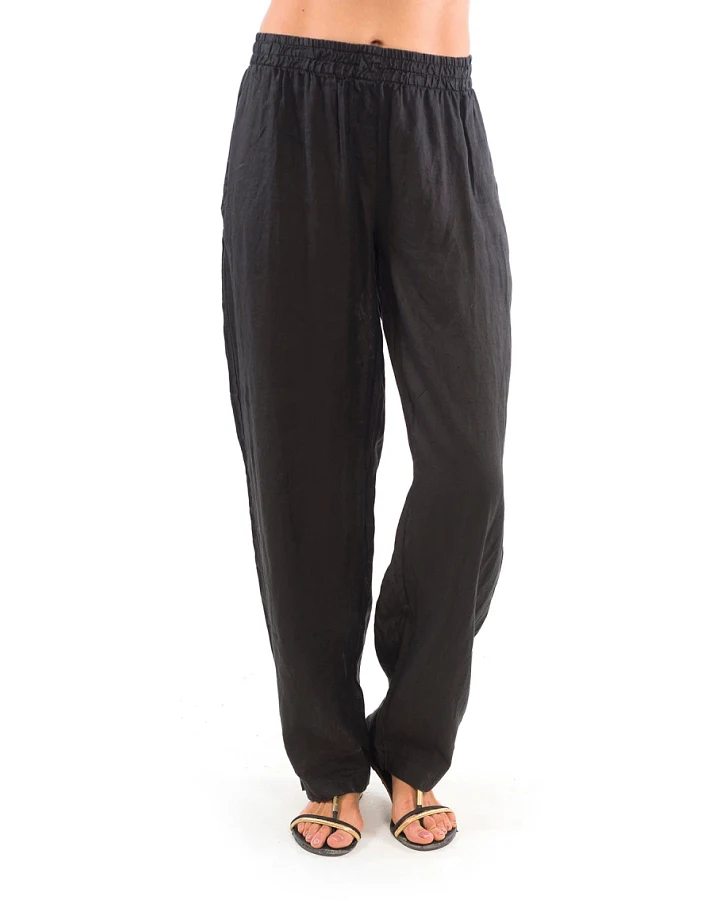 RAVENS VIEW IBIZA Damen vegan Hose Amalfi Schwarz