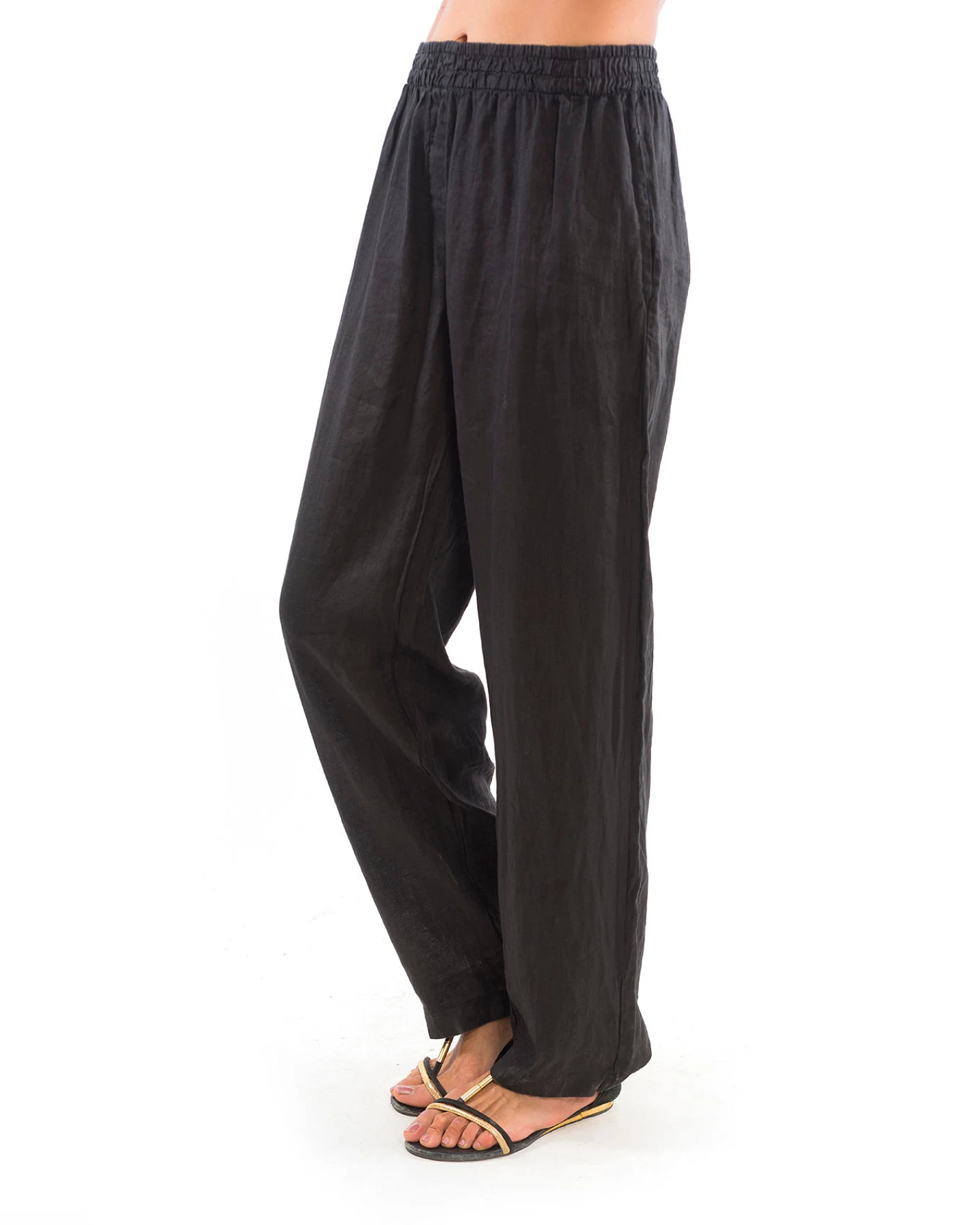 RAVENS VIEW IBIZA Damen vegan Hose Amalfi Schwarz – Ansicht 2