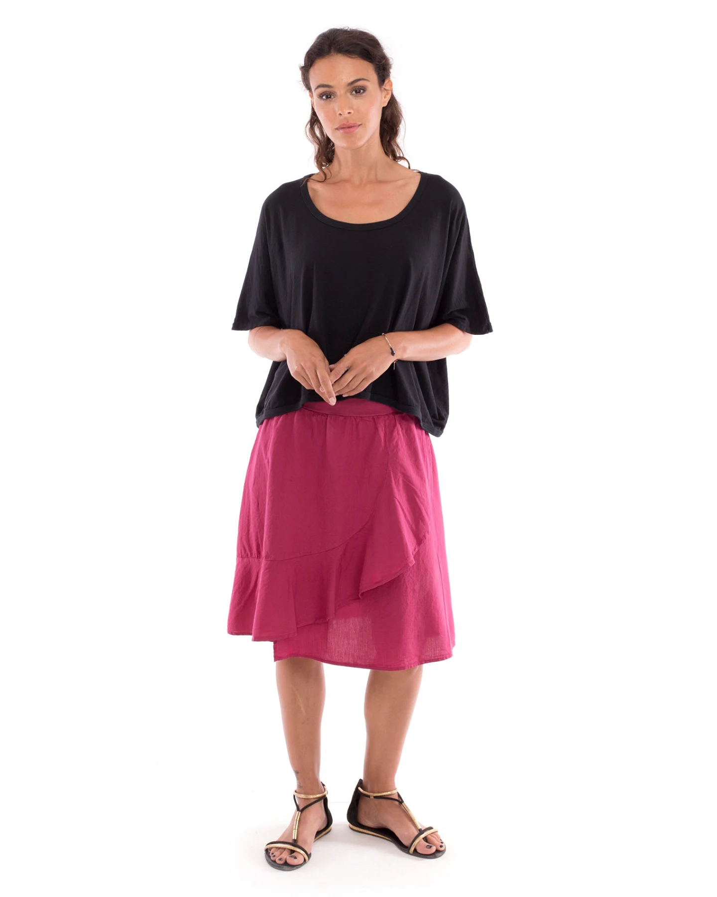 RAVENS VIEW IBIZA Damen vegan Rock Bahamas Granatrosa – Ansicht 2