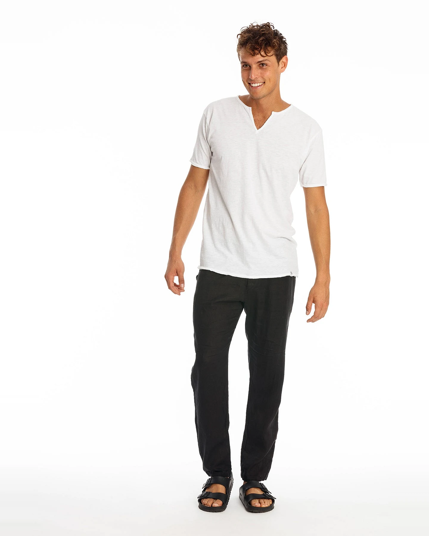 RAVENS VIEW IBIZA Herren vegan T-Shirt Eros Weiß – Ansicht 2
