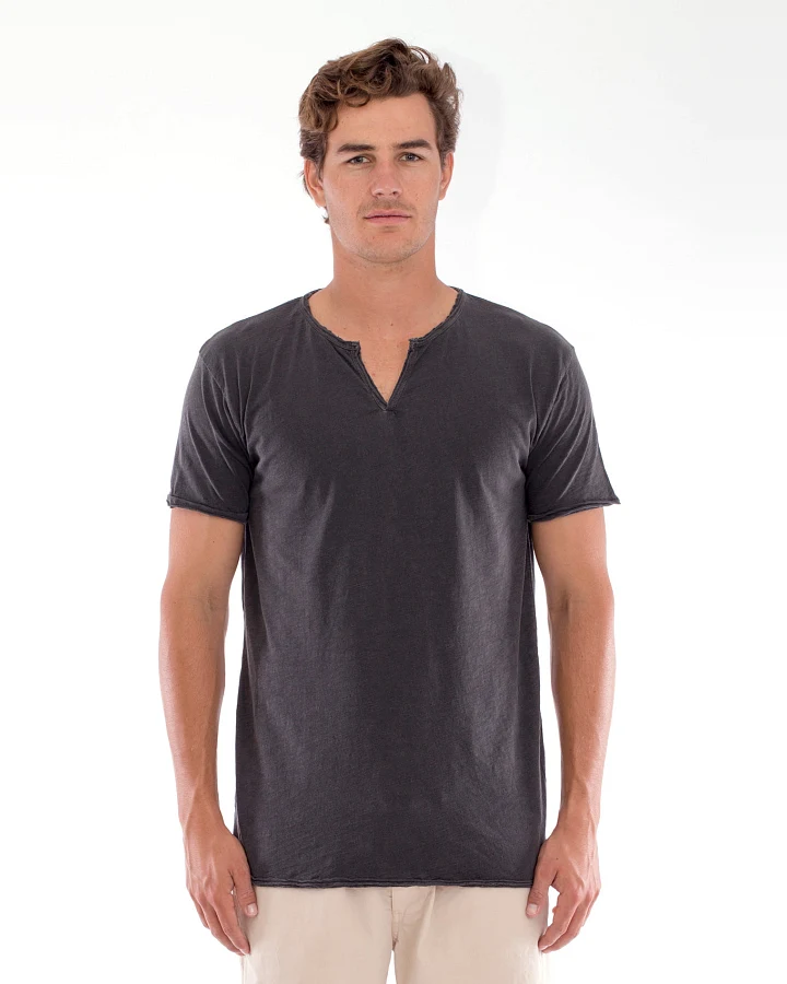 RAVENS VIEW IBIZA Herren vegan T-Shirt Eros Anthrazitgrau