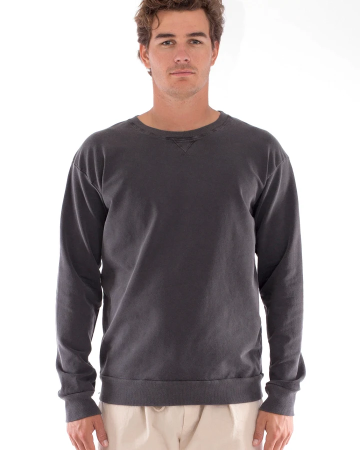 RAVENS VIEW IBIZA Herren vegan Sweatshirt Salinas Anthrazitgrau