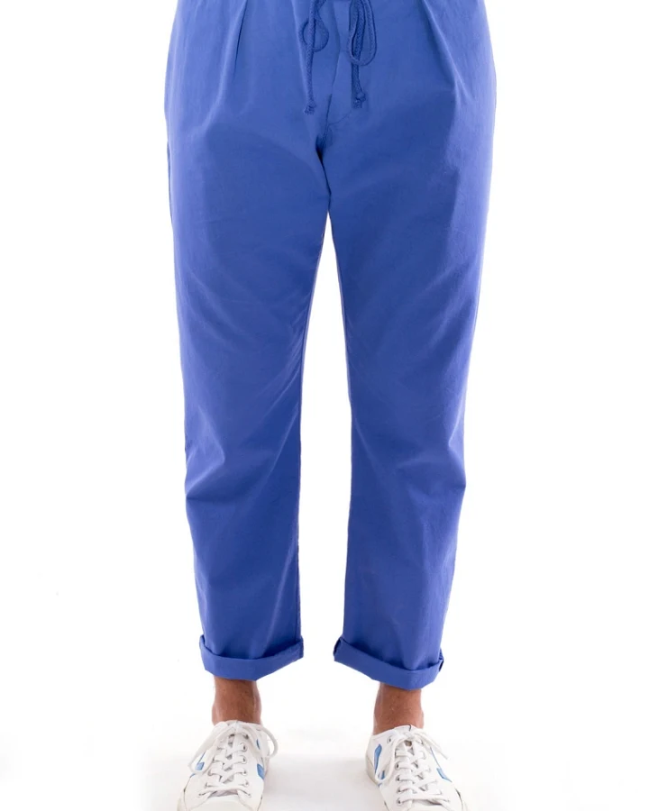 RAVENS VIEW IBIZA Herren vegan Hose Monaco Klein Blau