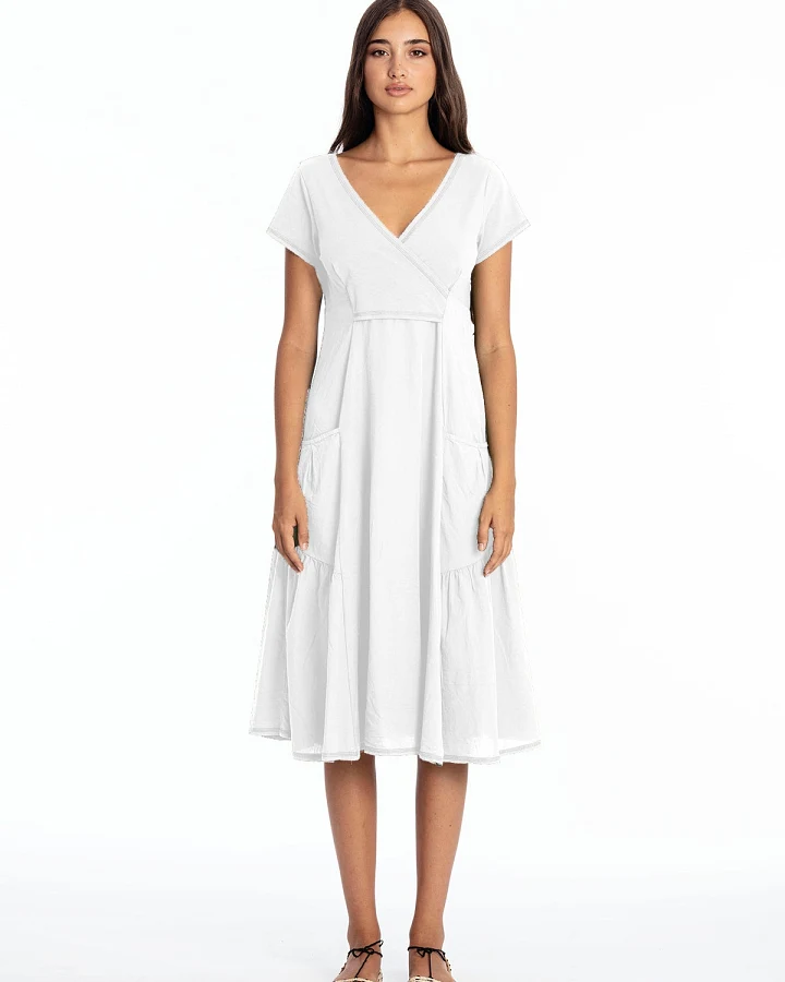 RAVENS VIEW IBIZA Damen vegan Kleid Paola White