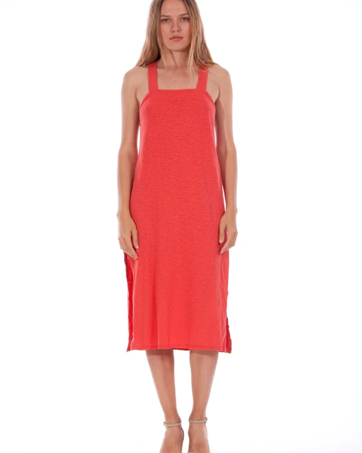 RAVENS VIEW IBIZA Damen vegan Kleid Miami Candy Red