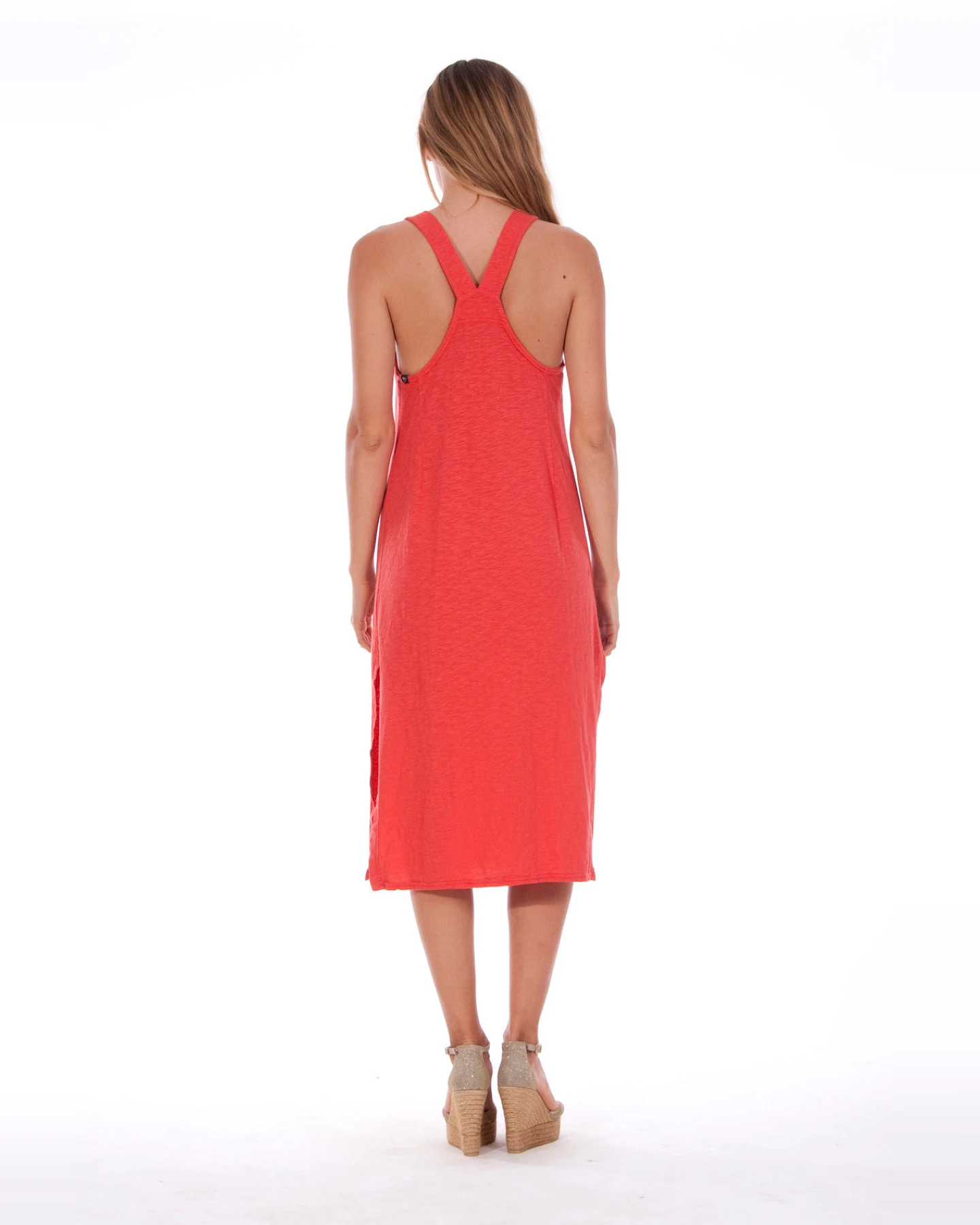 RAVENS VIEW IBIZA Damen vegan Kleid Miami Candy Red – Ansicht 2