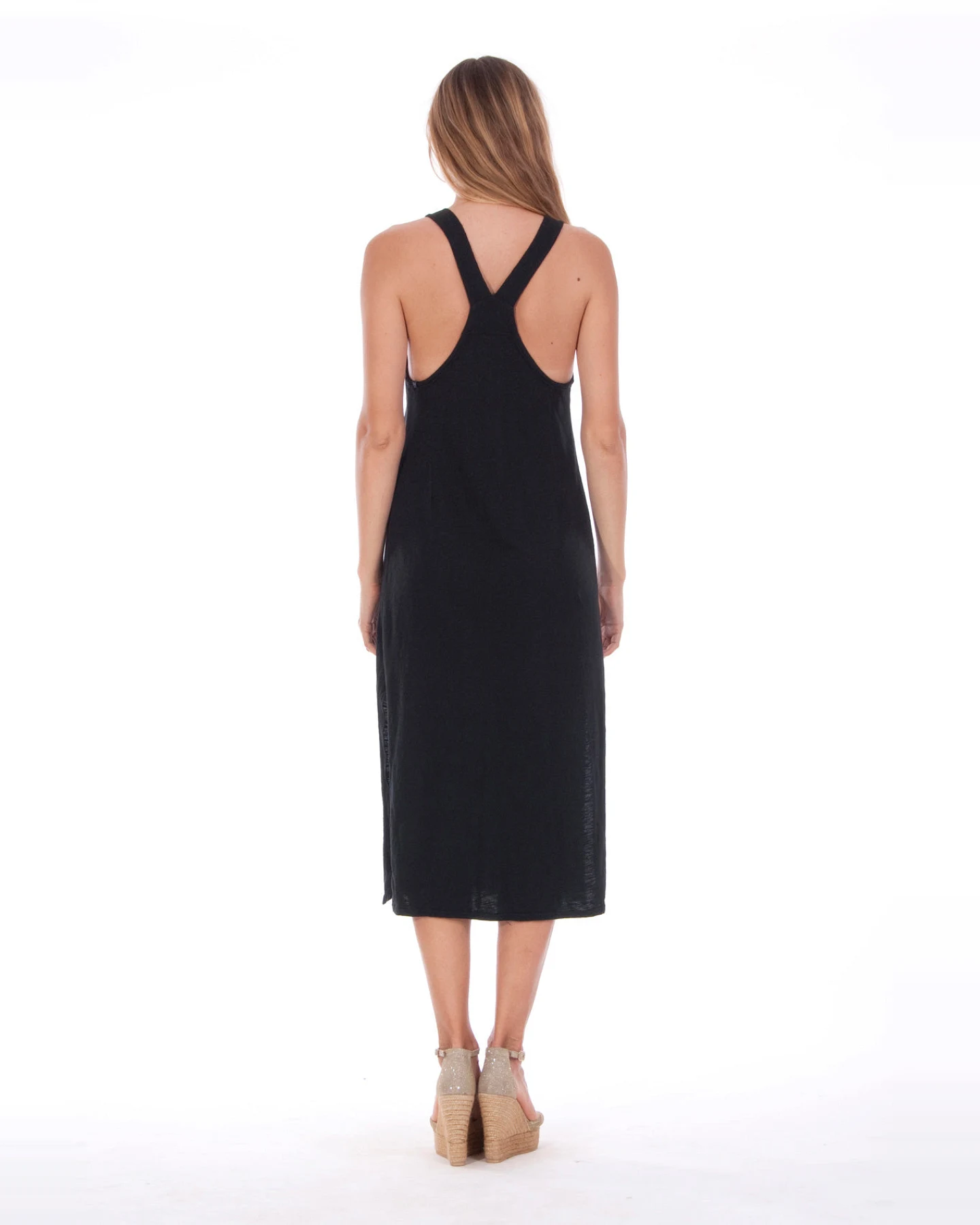 RAVENS VIEW IBIZA Damen vegan Kleid Miami Schwarz – Ansicht 2