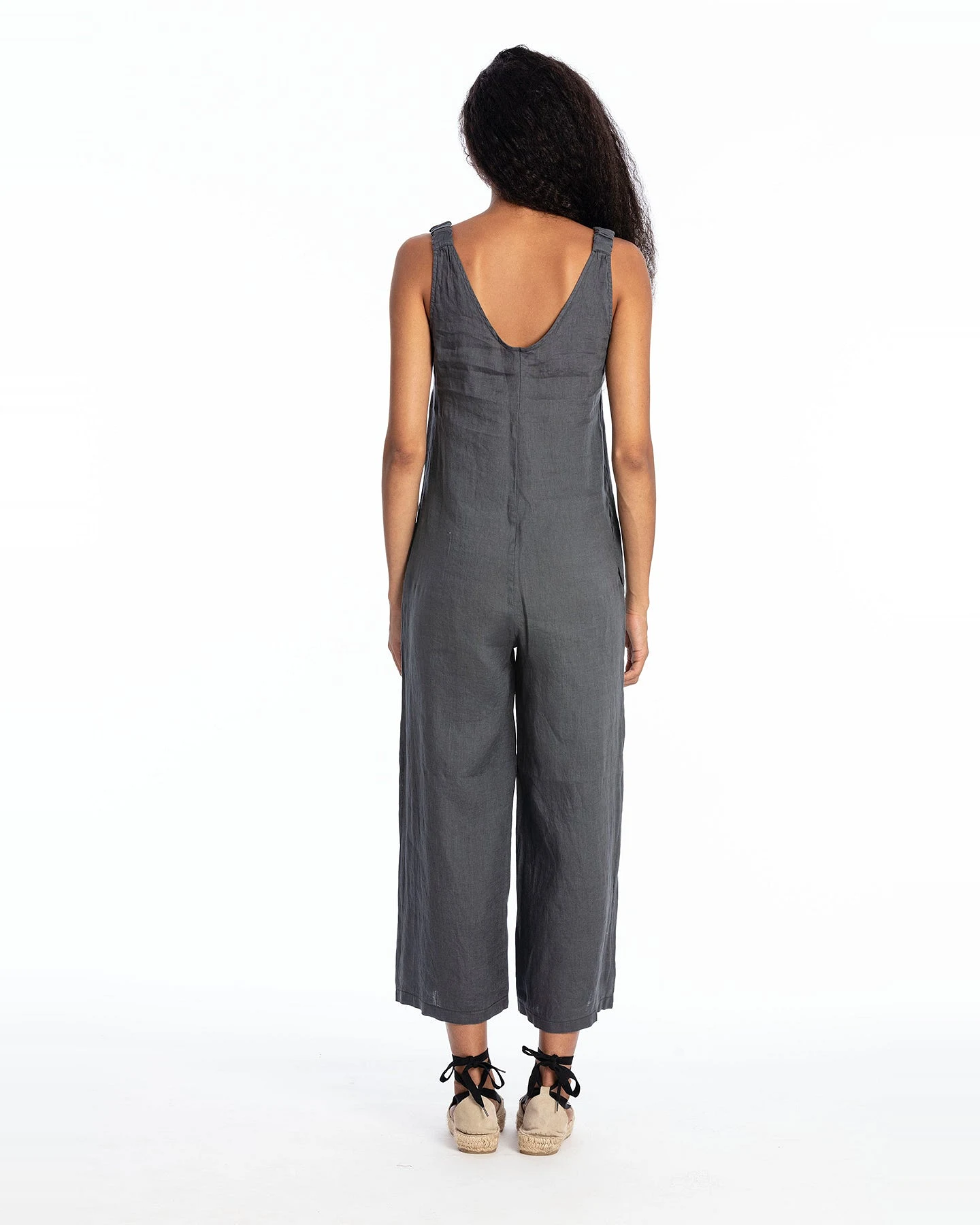 RAVENS VIEW IBIZA Damen vegan Jumpsuit Menorca Lava Blau – Ansicht 2