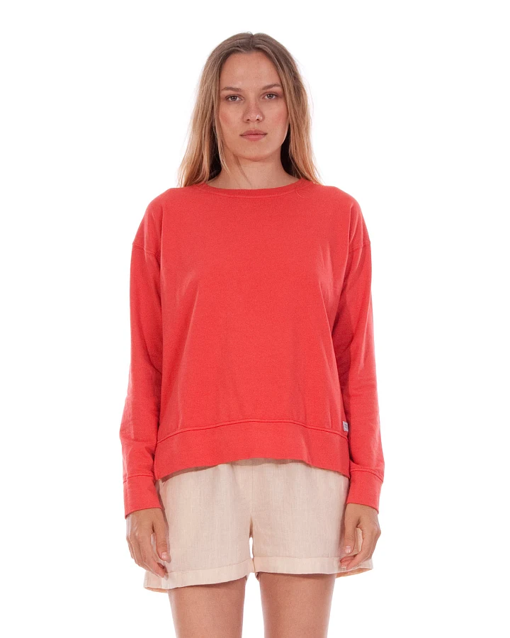 RAVENS VIEW IBIZA Damen vegan Sweatshirt Mia Candy Red