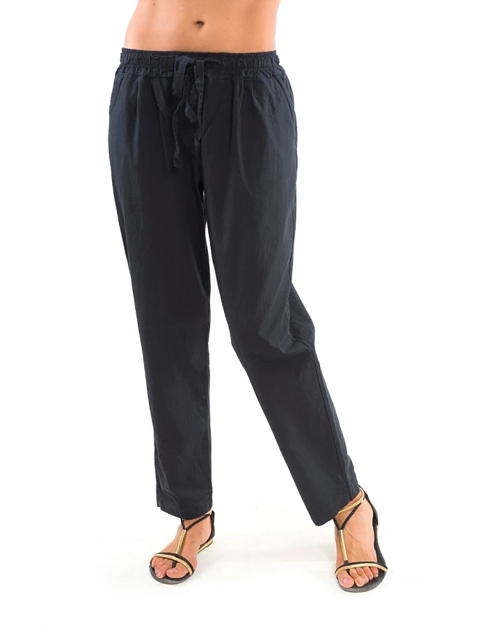 RAVENS VIEW IBIZA Damen vegan Hose Santorini Schwarz