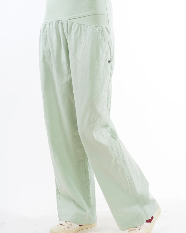 RAVENS VIEW IBIZA Damen vegan Hose Elba Light Aloe Grün