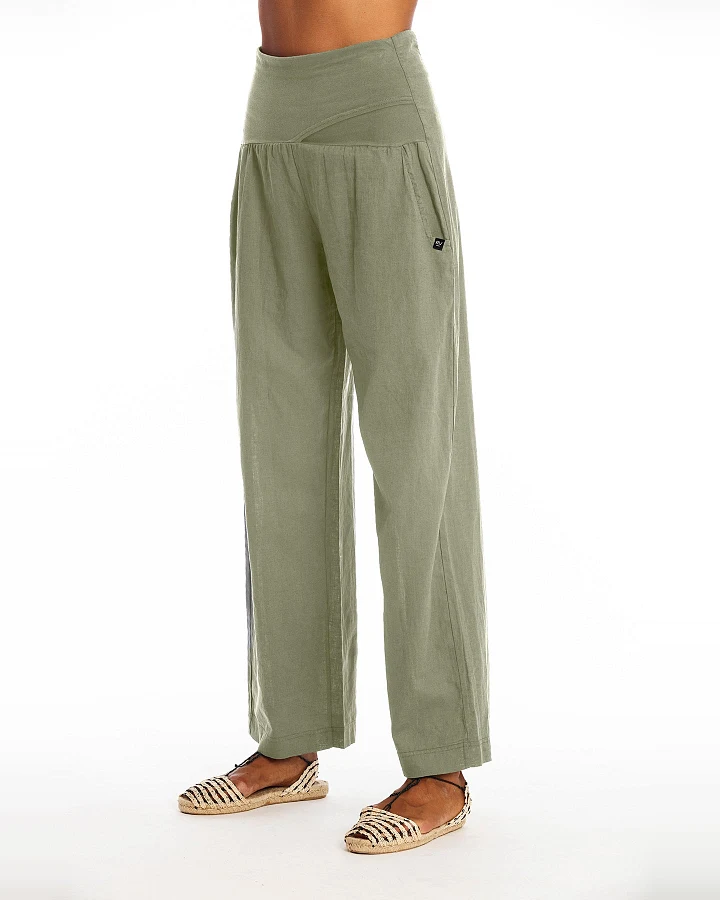 RAVENS VIEW IBIZA Damen vegan Hose Elba Khaki Grün