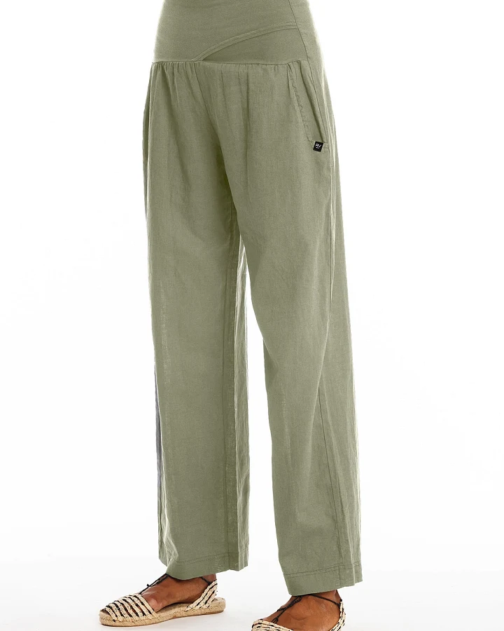 RAVENS VIEW IBIZA Damen vegan Hose Elba Khaki Grün