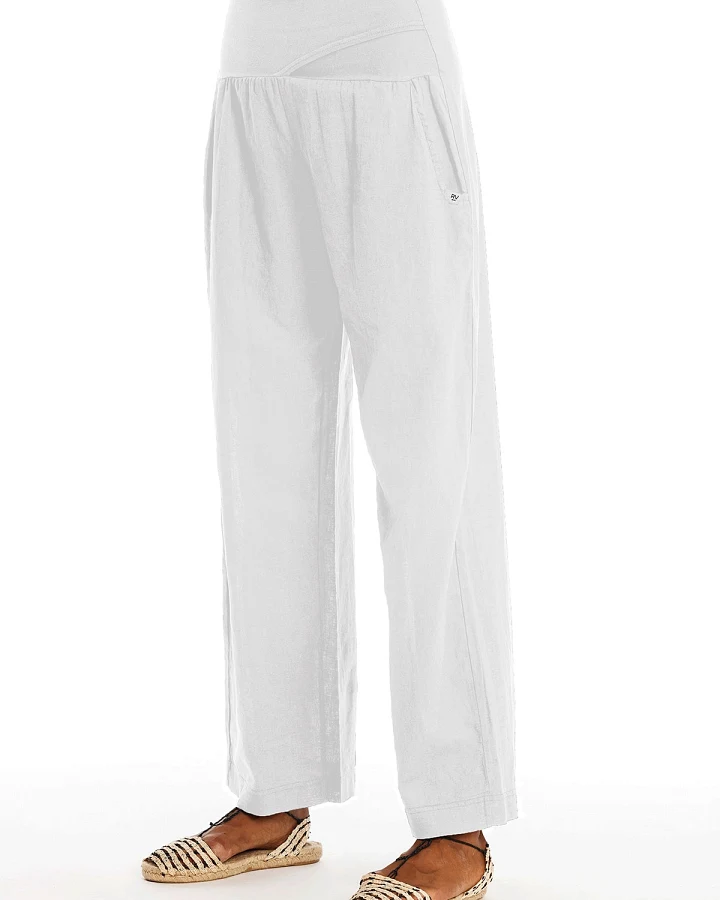 RAVENS VIEW IBIZA Damen vegan Hose Elba Weiß