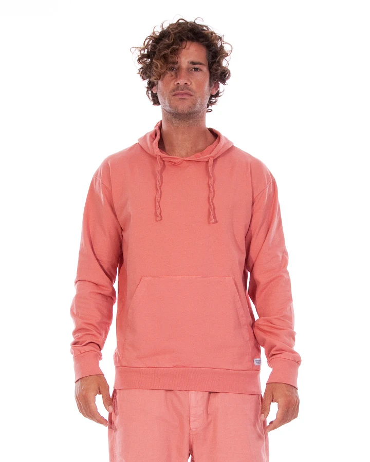 RAVENS VIEW IBIZA Herren vegan Hoodie Ibiza Lehm Rot