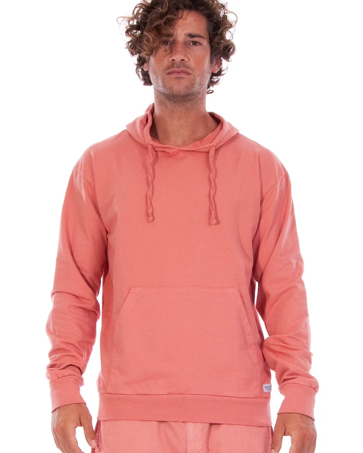 RAVENS VIEW IBIZA Herren vegan Hoodie Ibiza Lehm Rot