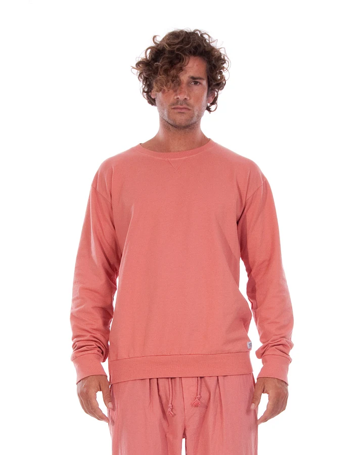 RAVENS VIEW IBIZA Herren vegan Sweatshirt Salinas Lehm Rot