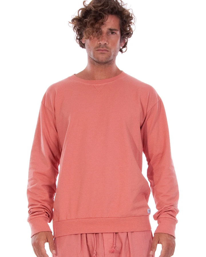 RAVENS VIEW IBIZA Herren vegan Sweatshirt Salinas Lehm Rot
