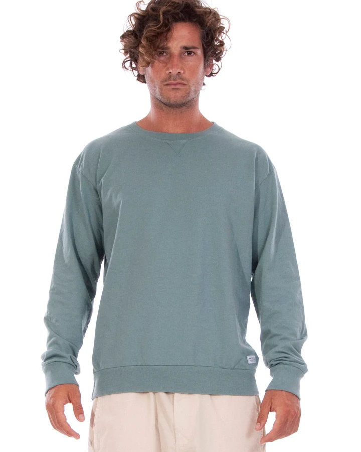 RAVENS VIEW IBIZA Herren vegan Sweatshirt Salinas Chinois Grün