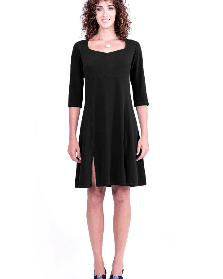 RAVENS VIEW IBIZA Damen vegan Kleid Berlin Schwarz
