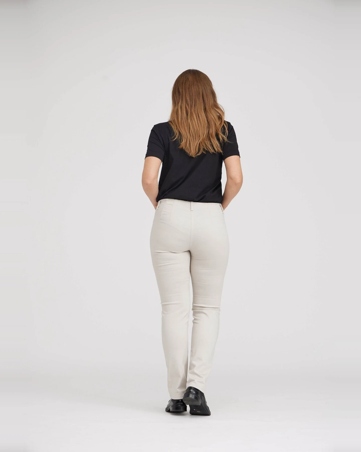 LAURIE Damen vegan Kelly Regular Ml - Grey Sand – Ansicht 2