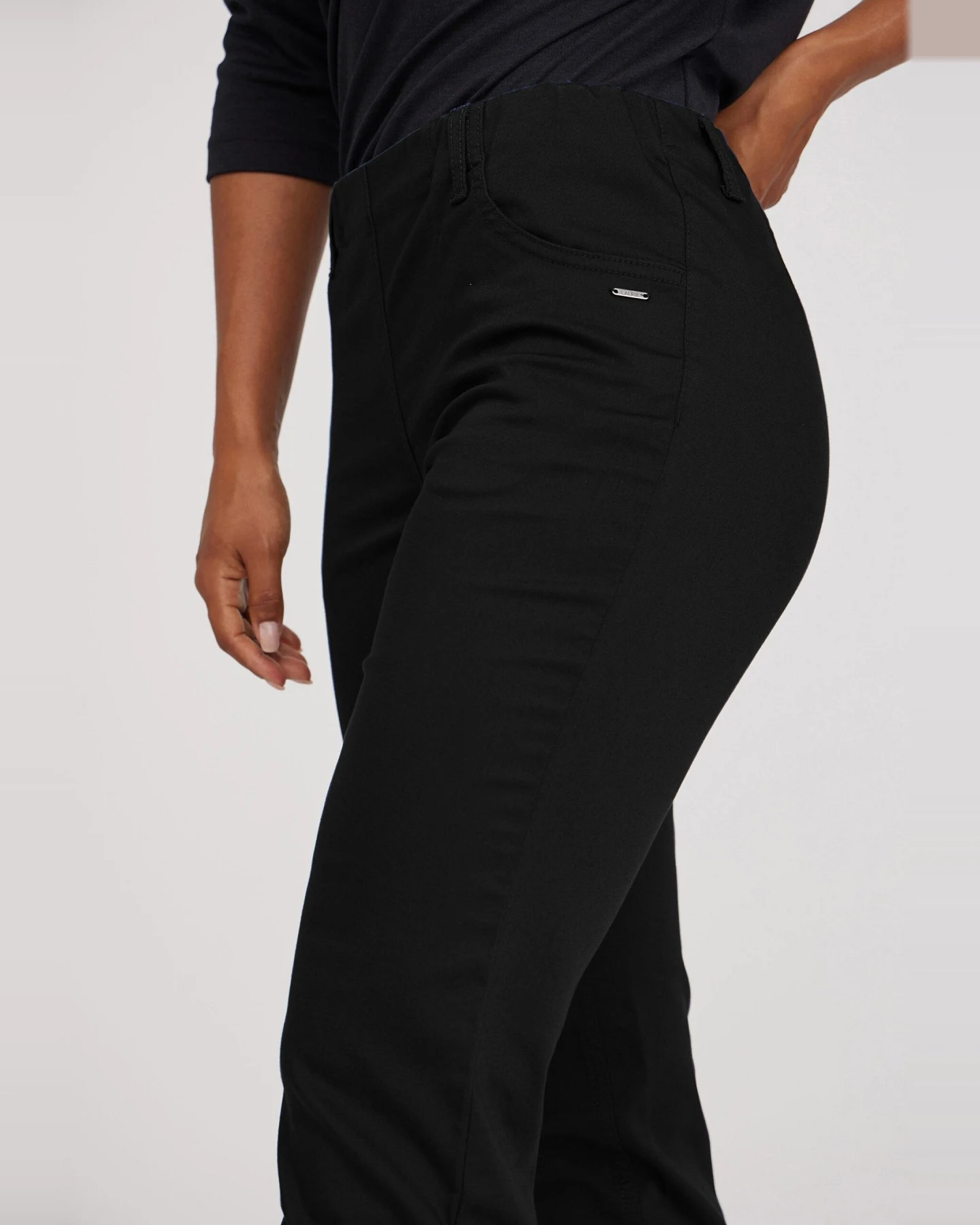 LAURIE Damen vegan Kelly Regular Sl - Schwarz – Ansicht 2