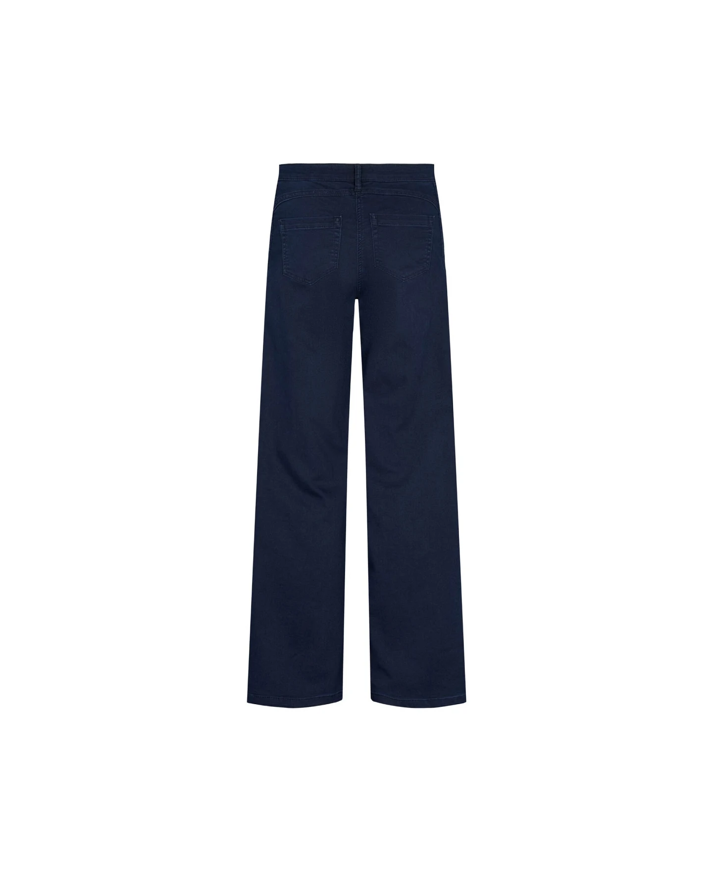 LAURIE Damen vegan Serene 5-Pocket Loose Ml - Dunkelblauer Denim – Ansicht 2