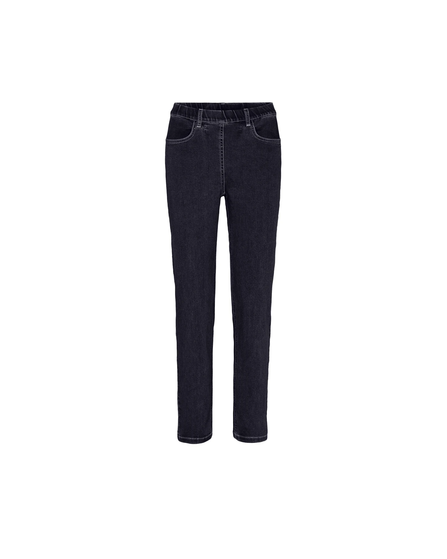 LAURIE Damen vegan Grace Slim Ml - Dunkelblauer Denim – Ansicht 2
