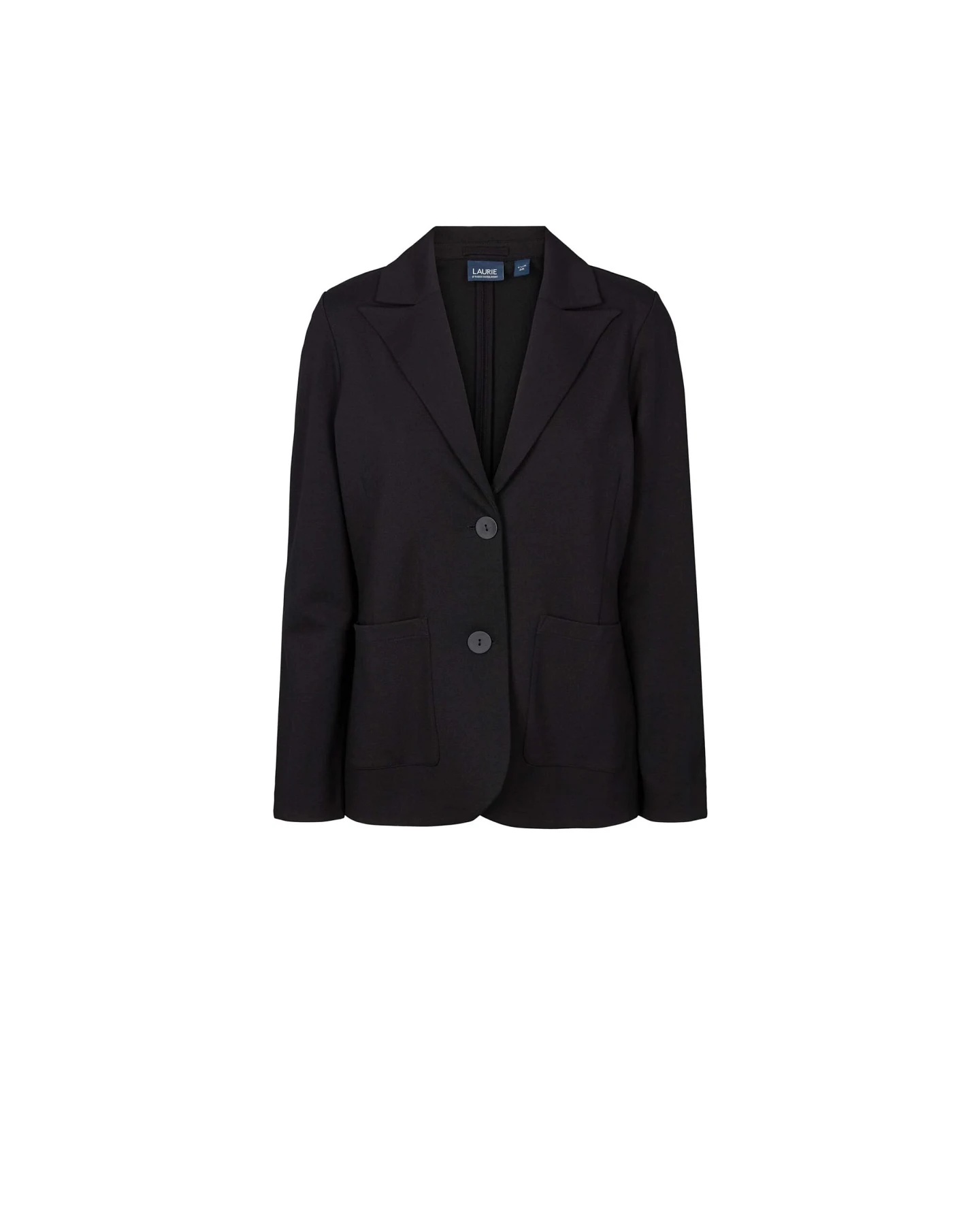 LAURIE Damen vegan Britt Blazer 68cm - Schwarz – Ansicht 2
