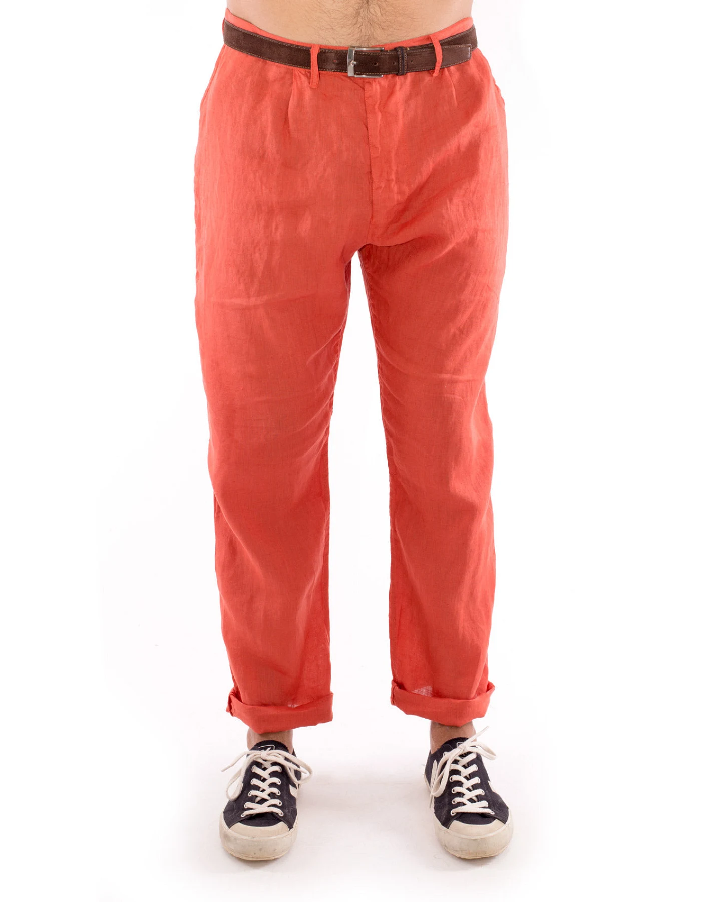 RAVENS VIEW IBIZA Herren vegan Hose Positano Terracotta Orange – Ansicht 2