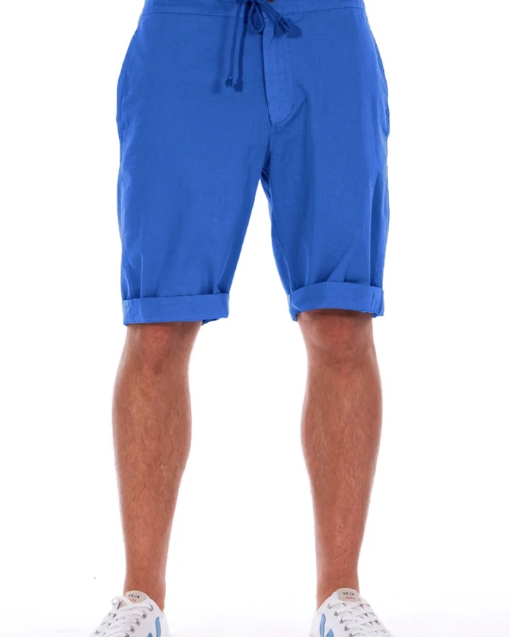 RAVENS VIEW IBIZA Herren vegan Shorts Klein Blau