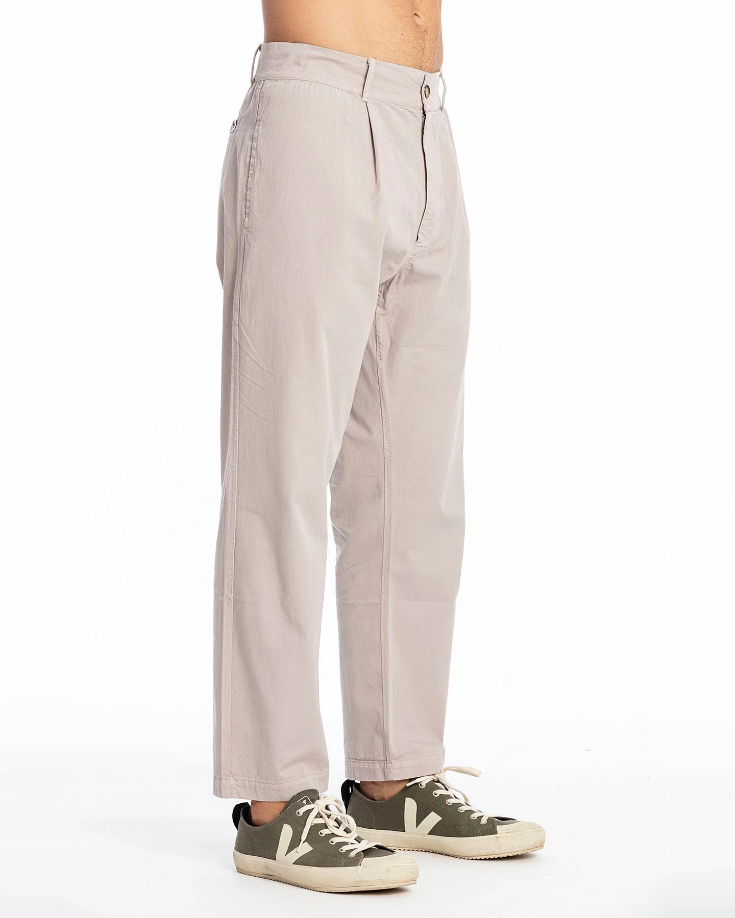 RAVENS VIEW IBIZA Herren vegan Hose Luc Stone Grey – Ansicht 2