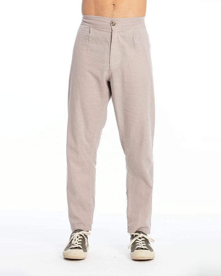 RAVENS VIEW IBIZA Herren vegan Hose Adonis Stone Grey