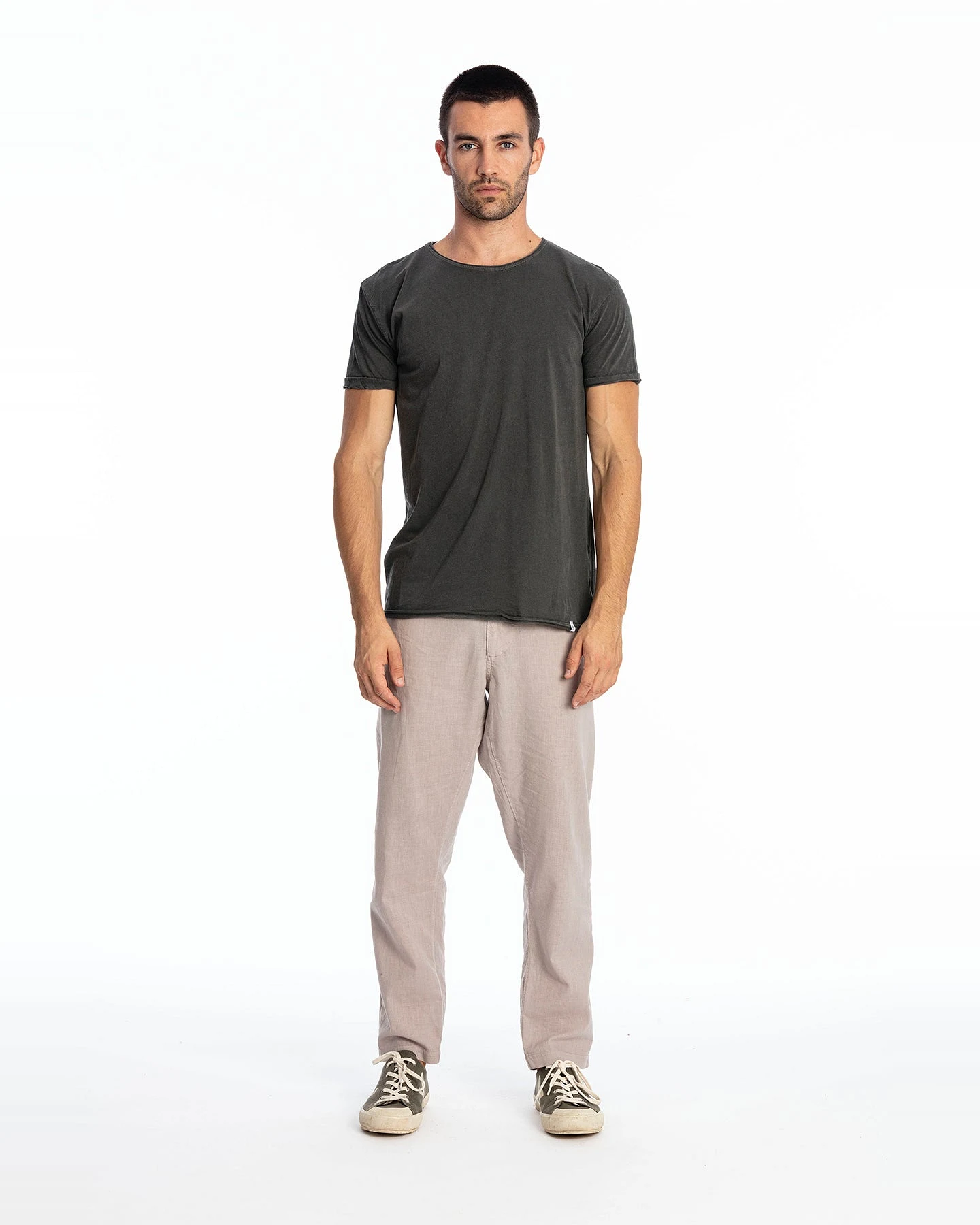 RAVENS VIEW IBIZA Herren vegan Hose Adonis Stone Grey – Ansicht 2