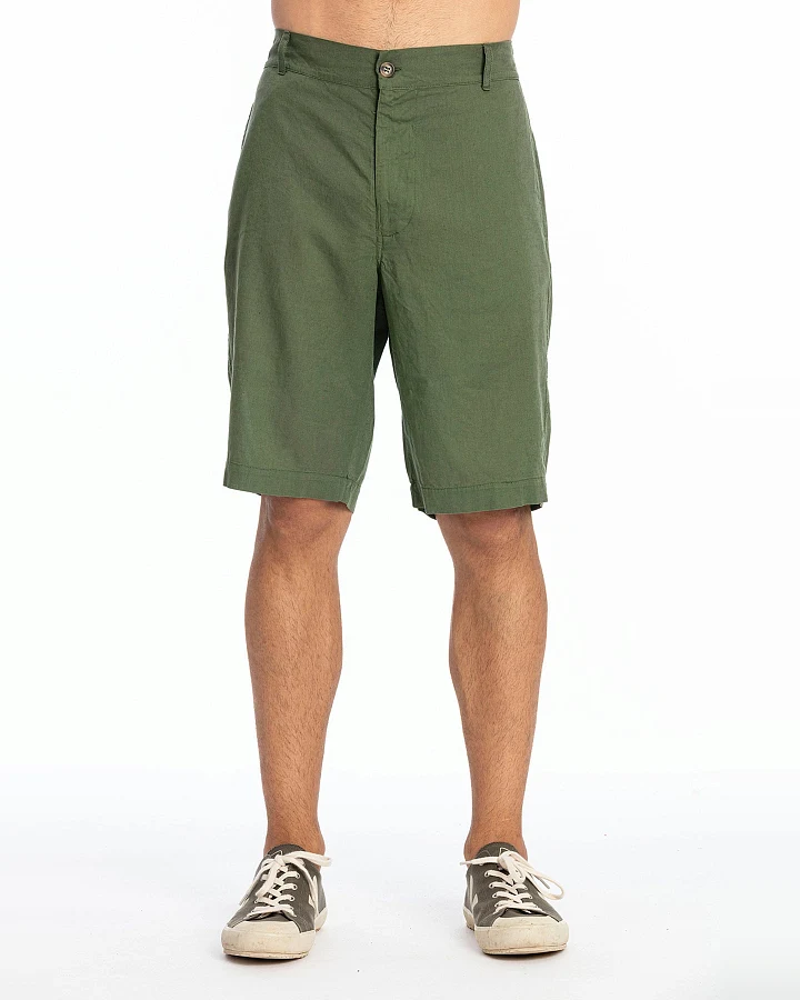 RAVENS VIEW IBIZA Herren vegan Shorts Kyros Waldgrün