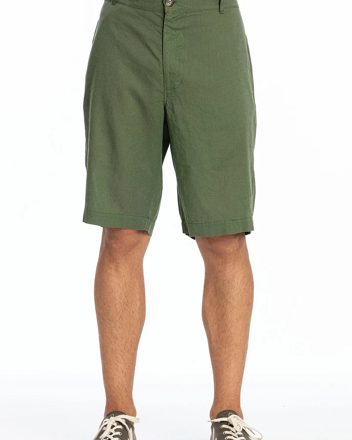 RAVENS VIEW IBIZA Herren vegan Shorts Kyros Waldgrün
